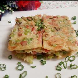 豆角鸡蛋饼的做法[图]