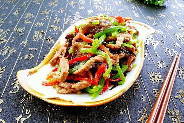 肉丝炒青椒的做法图解14