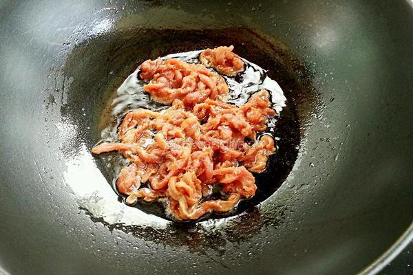 肉丝炒青椒的做法图解6
