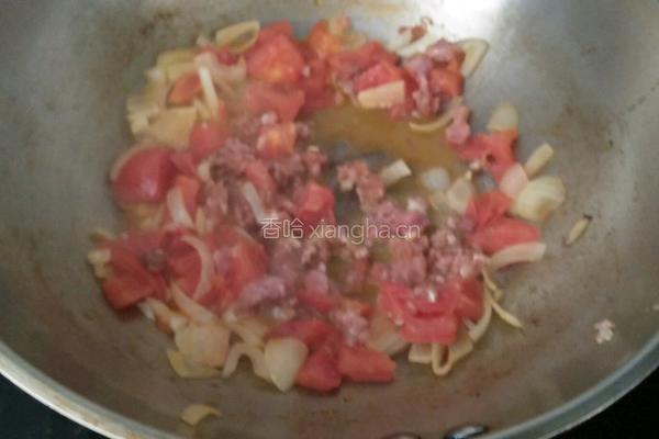 芝士肉酱焗意粉的做法图解7