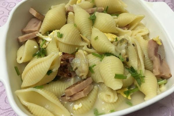 蜆肉意粉的做法图解5