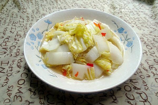 泡椒炒白菜的做法图解8