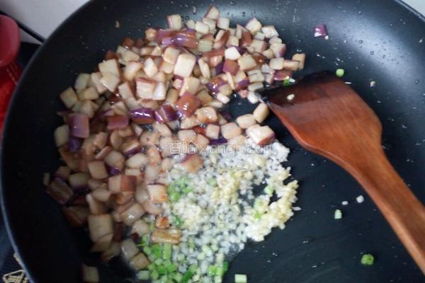 茄丁肉沫的做法图解4