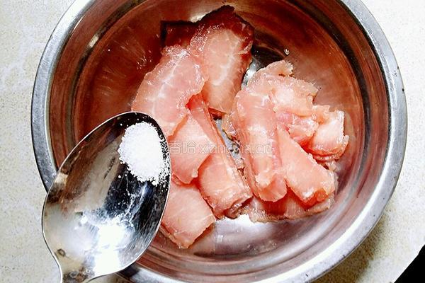 滑炒藕片瘦肉的做法图解5