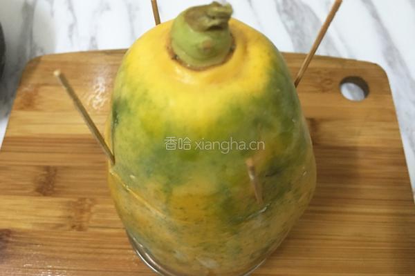 木瓜椰子冻的做法图解8