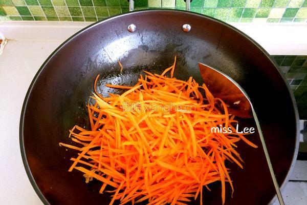 胡萝卜肉丝的做法图解6