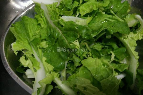 虾皮青菜汤的做法图解1