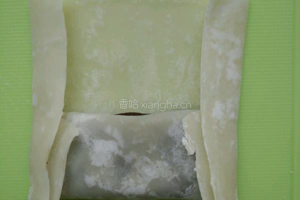 馄饨皮春卷的做法图解5