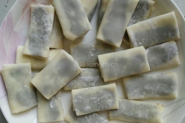 馄饨皮春卷的做法图解7