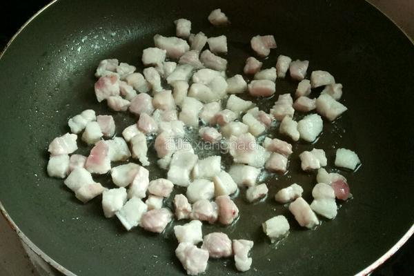 萝卜干炒肉的做法图解3