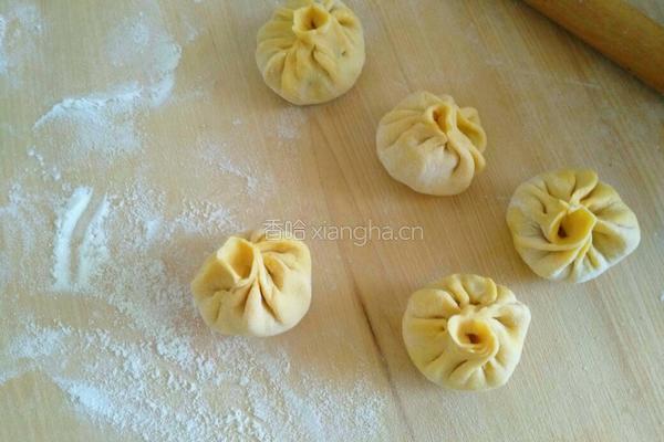 香菇土豆茄子包子的做法图解12
