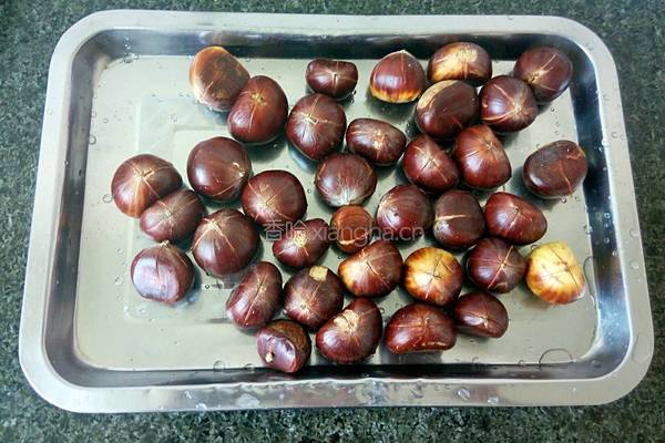 电饭锅糖炒板栗的做法图解2