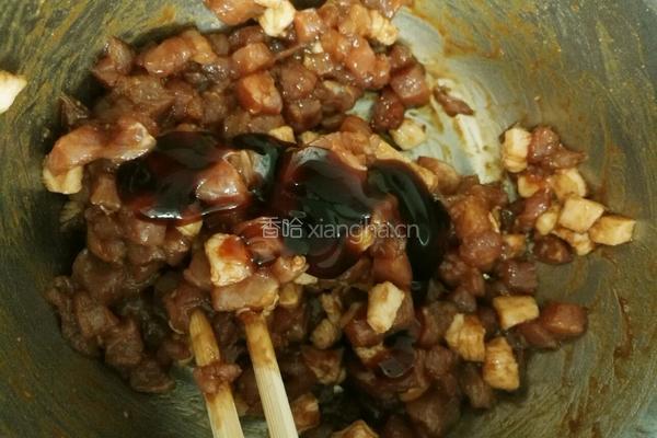 肉丁馒头的做法图解5
