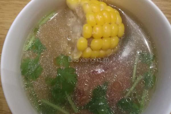 排骨玉米汤