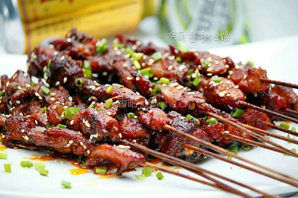孜然烤兔肉串的做法图解10