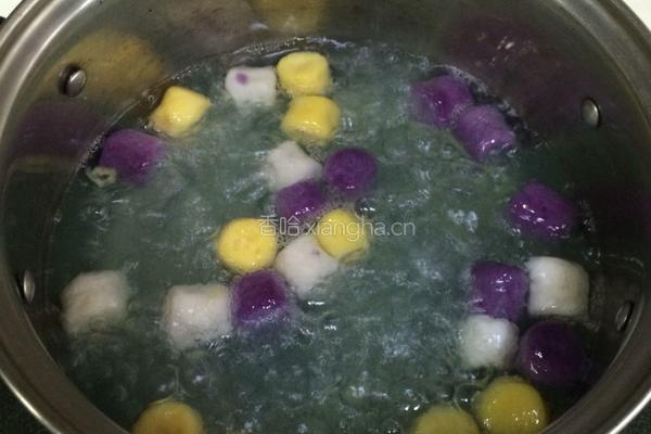 红豆芋圆烧仙草的做法图解15