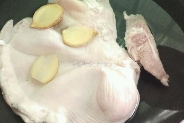 莲子炖猪肚的做法图解4