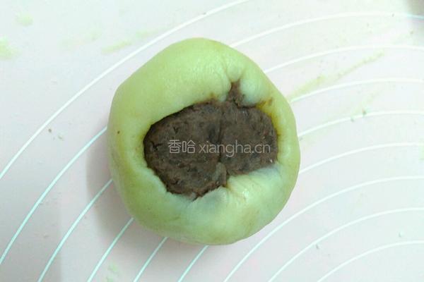 豆沙蛋黄酥的做法图解13