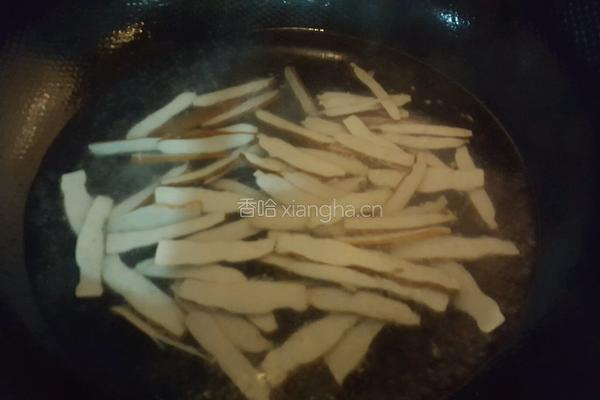 杭椒炒鸡蛋干的做法图解3