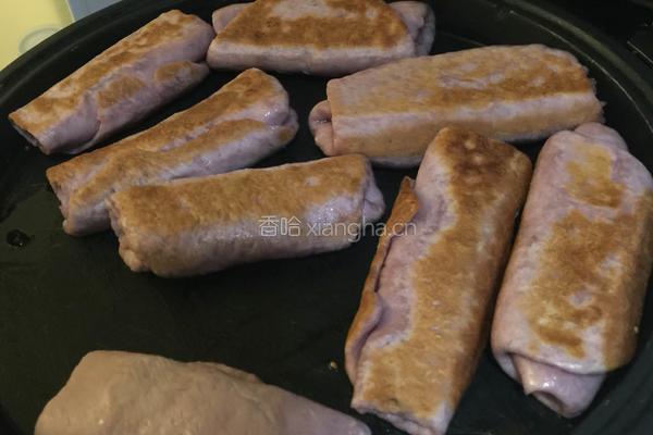 紫薯培根烙饼的做法图解9