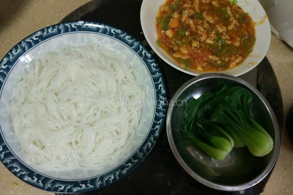新疆鸡肉拌米粉的做法图解11