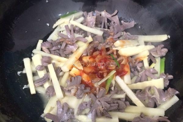 辣糟鸭胗的做法图解7