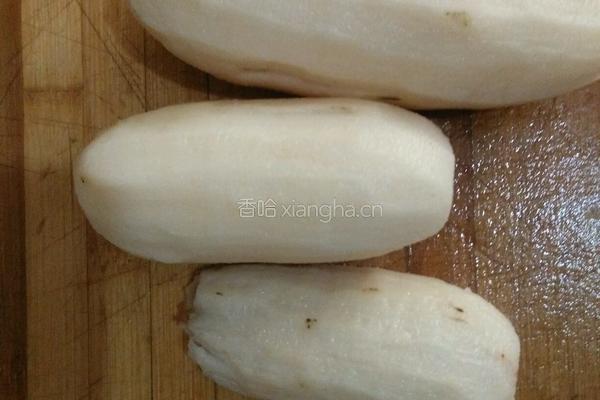 炒藕的做法图解2