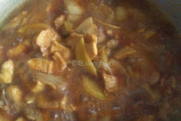 香菇炒五花肉的做法图解6
