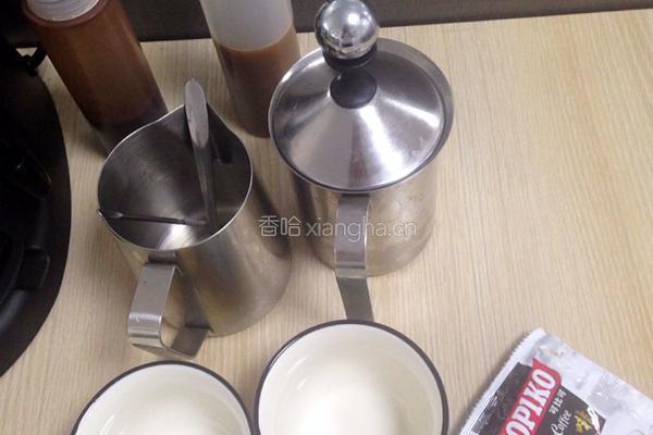 情侣咖啡的做法图解1