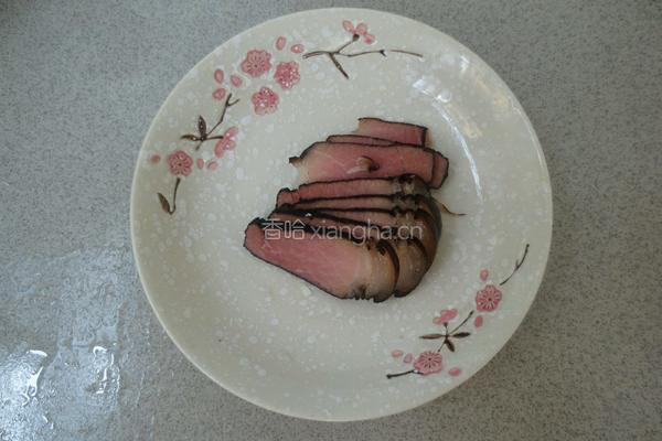 清炒腊肉笋片的做法图解6