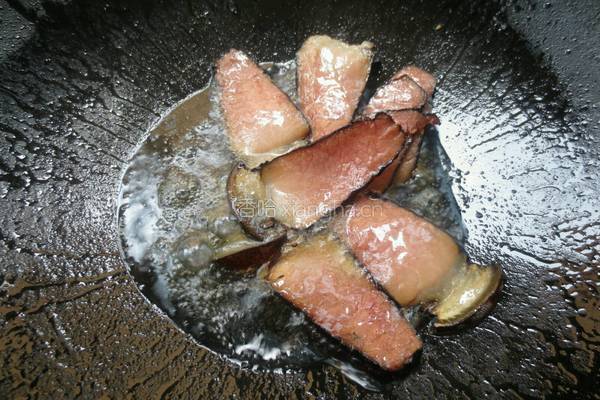 清炒腊肉笋片的做法图解7