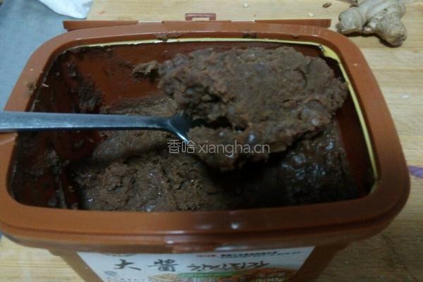 韩式大酱汤的做法图解4