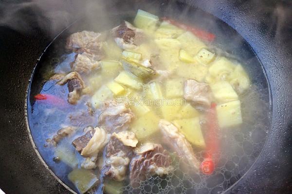 土豆牛腩的做法图解8