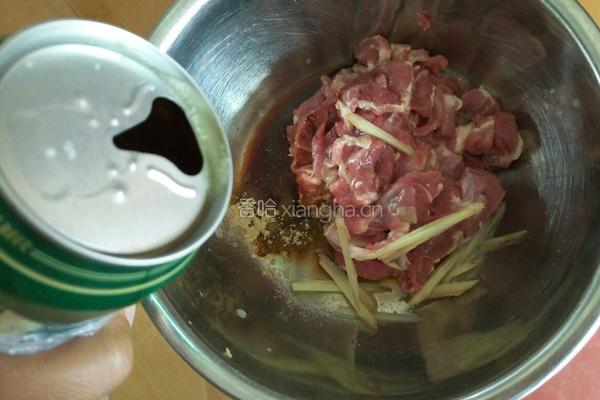 蒜爆羊肉的做法图解4