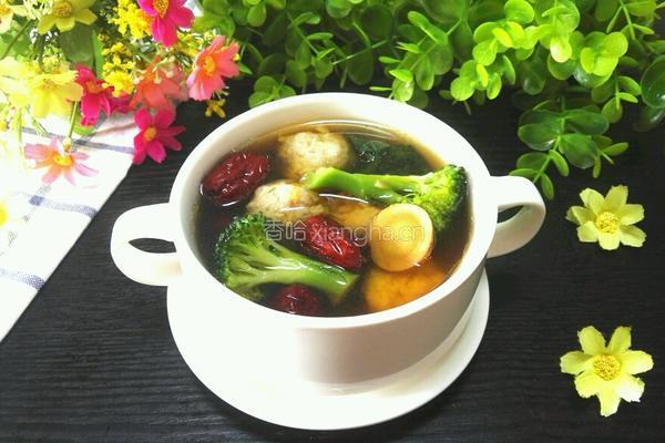 麦枣甘草肉丸汤