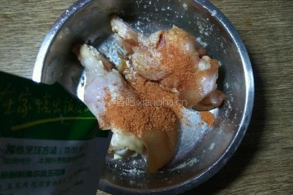 香辣炸鸡腿的做法图解2