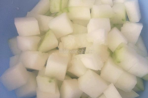 瑶柱虾仁冬瓜煮的做法图解2