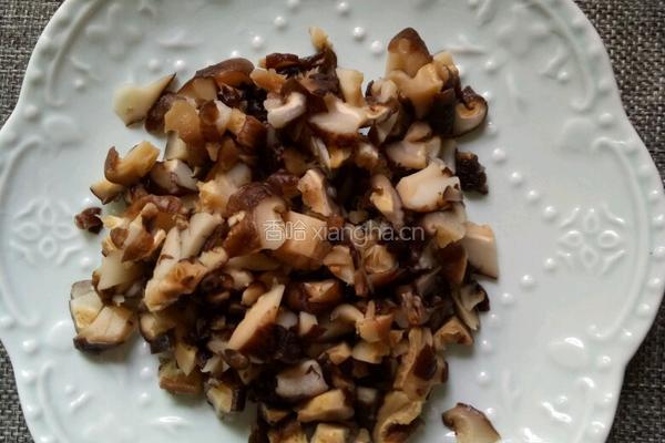 荷叶糯米蒸肉末的做法图解3