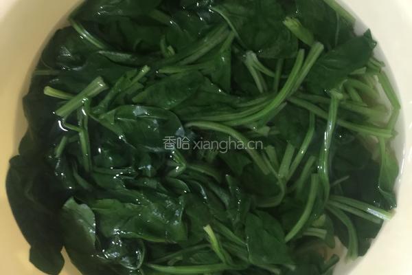 菠菜汤面的做法图解4