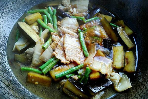 豆角炖茄子的做法图解10