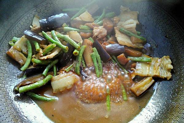 豆角炖茄子的做法图解12