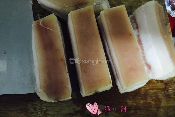 红烧元宝肉的做法图解3
