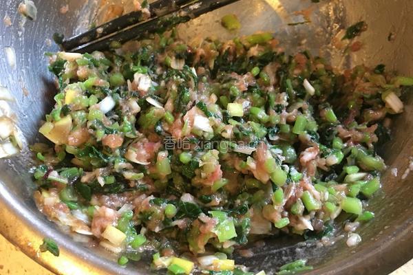 苋菜馅水饺的做法图解5