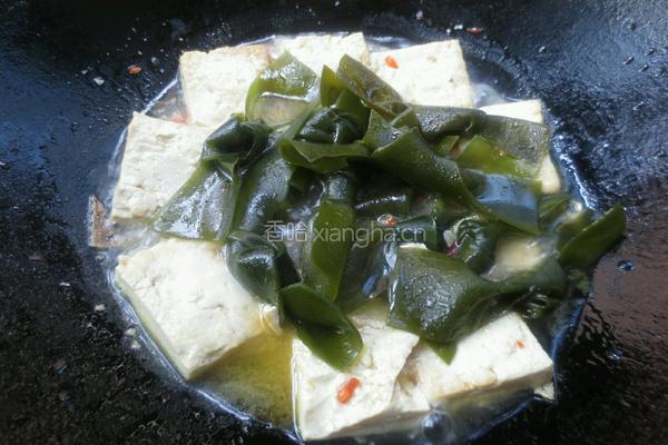 海带结烧豆腐的做法图解8