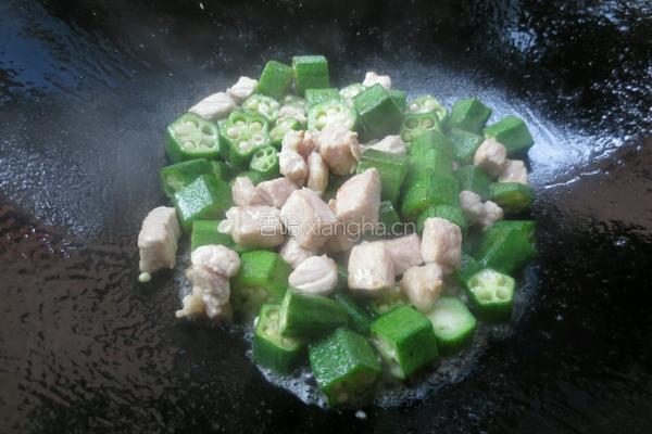 羊角豆炒瘦肉的做法图解8