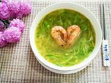 萝卜丝竹节虾汤的做法[图]