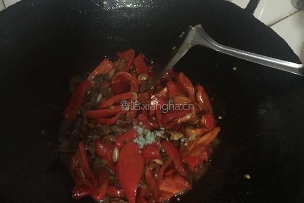辣椒炒鸡胗的做法图解8