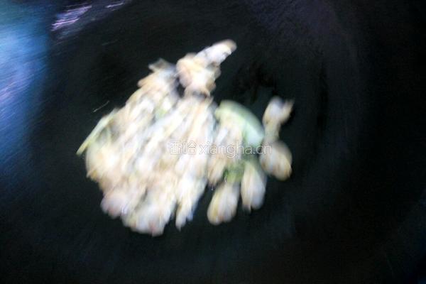 葱香蛤蜊肉的做法图解6