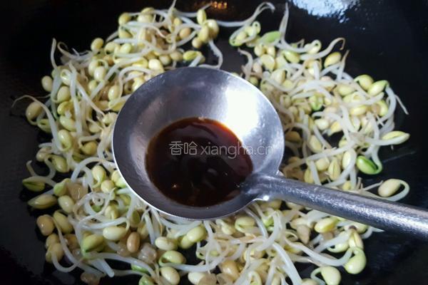 黄豆芽炒粉丝的做法图解7