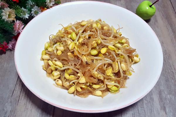 黄豆芽炒粉丝的做法图解10